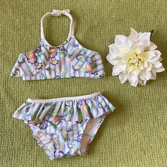 Janie & Jack 12-18M Girls Swimsuit - Picture 1 of 5